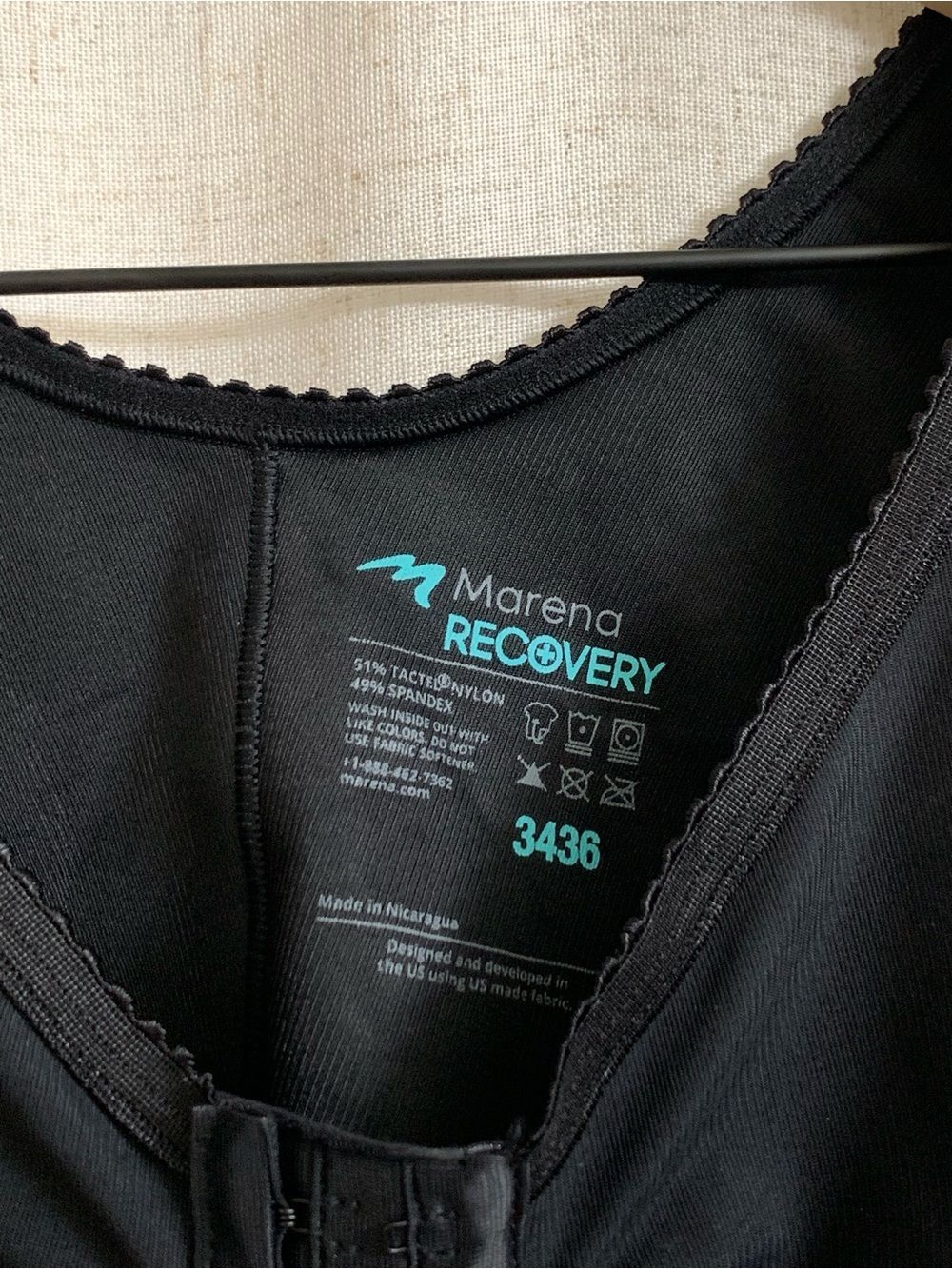 Marena Recovery Front and Shoulder Closure Support Bra in Black Size 34 / 36 - Picture 4 of 5